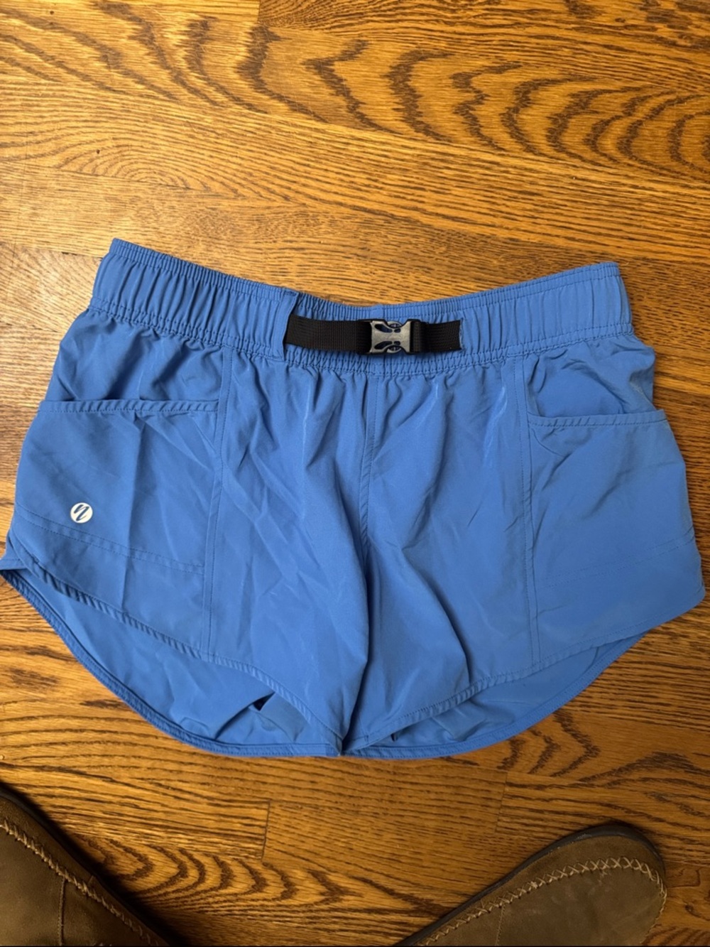 Nani Active Women's Blue Athletic Running Shorts with Quick-Dry Fabric size S